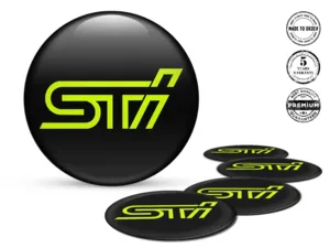Subaru Calcomanías Bombadas Custom Logos Premium de Aro
